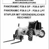 022 Merlo Turbofarmer P26.6 to P35.7 Service Manuals DE