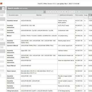 CLAAS WebTIC Offline EN 02.2023 Operator Manual Repair Manual Service Documentation EN DVD 2