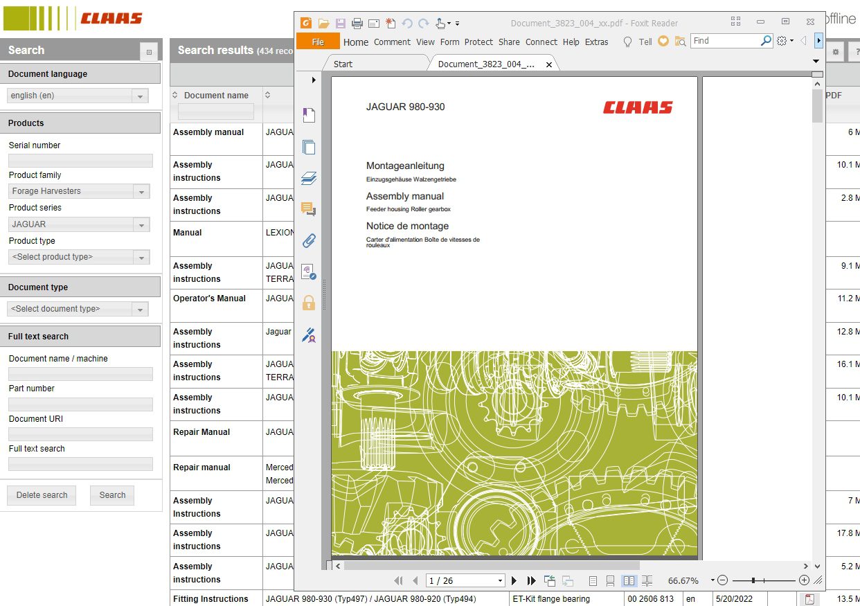 CLAAS WebTIC Offline EN 02.2023 Operator Manual Repair Manual Service Documentation EN DVD 3