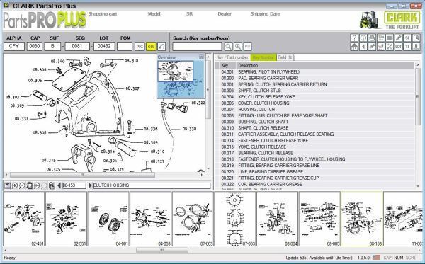 Clark ForkLift Parts Pro Plus EPC v535 03.2023 Spare Parts Catalog DVD 5