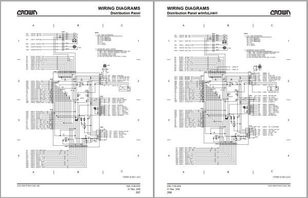 Crown Counterbalance Forklift SC 4500 Parts Service Manual 1