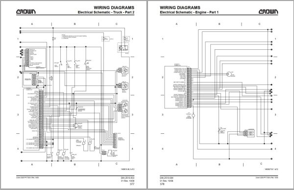 Crown IC C 5 Cushion Engine 4024AN10 Parts Service Manual 1