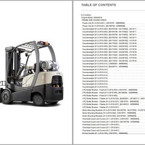 Crown IC C 5 Cushion Engine 4024AN20 Parts Service Manual