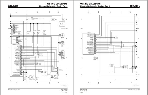 Crown IC C 5 Cushion Engine 4024AN20 Parts Service Manual 1