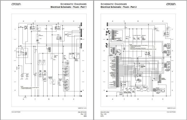 Crown IC C 5 Pneumatic Engine 4024AN10 Parts Service Manual 1