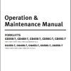 Crown IC C D Pneumatic 7 Series 8 12K Operation Maintenance Service Manual
