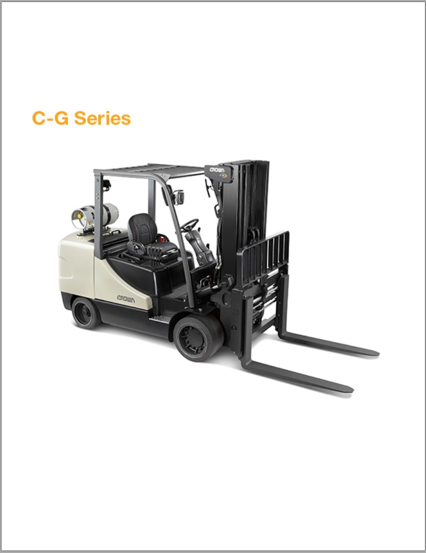 Crown IC C G Cushion 5 Series 7 12K Parts Operation Maintenance Service Manual