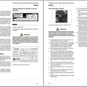 Crown IC C G Pneumatic 5 Series 7 12K Operation Maintenance Service Manual