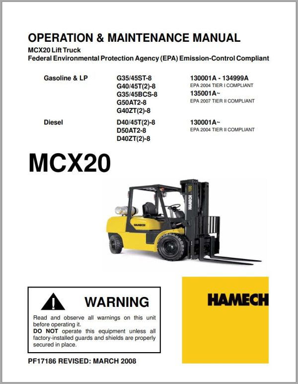 Crown IC Hamech MCX20 Schematics Operation Maintenance Service Manual 1