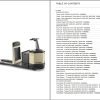 Crown Pallet PC 3600 Parts Catalog Service Manual