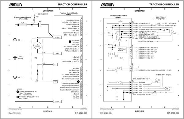 Crown Pallet WP 2000 Parts Catalog Service Manual 1