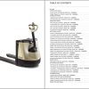 Crown Pallet WP 2300 Parts Catalog Service Manual