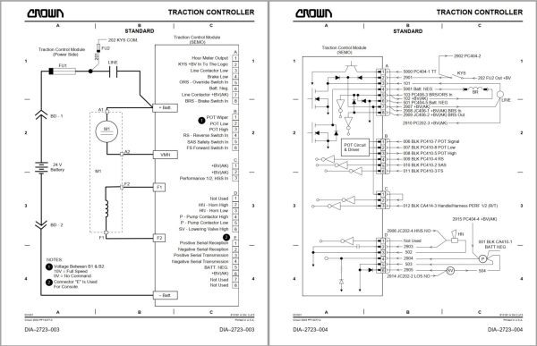 Crown Pallet WP 2300 Parts Catalog Service Manual 1