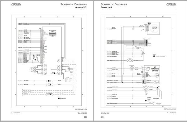 Crown Pallet WP 3200 Parts Catalog Service Manual 1