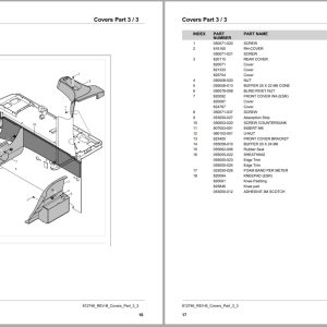 Crown Reach ESR 5000 Parts Catalog Service Manual