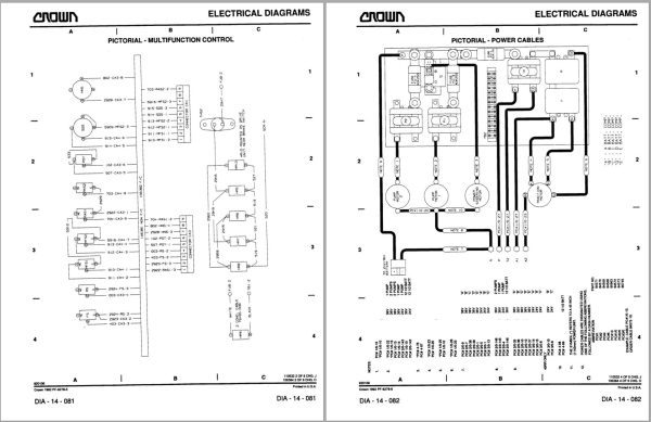 Crown Reach RD Parts Catalog Service Manual 1