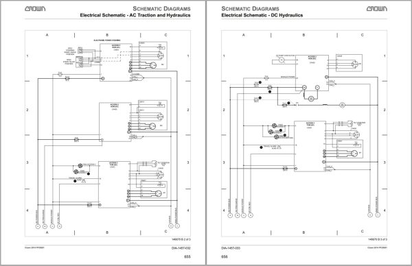 Crown Reach RR RD 5700S Parts Catalog Service Manual 1