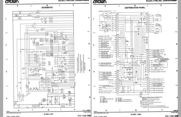 Crown Reach RS 3000 Parts Catalog Service Manual 1