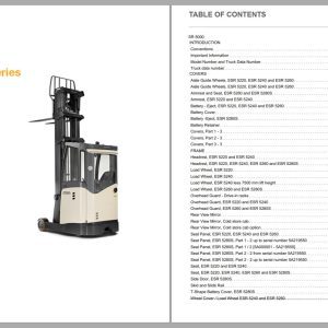 Crown Reach SR 5000 Parts Catalog