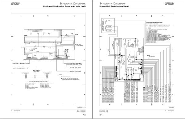 Crown Turret TSP 6500 Parts Catalog Service Manual 1