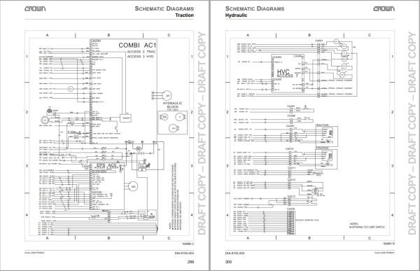 Crown Walkie Stacker SHC 5500 Parts Catalog Service Manual 1