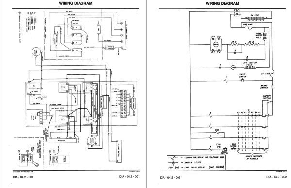Crown Walkie Stacker W HD Parts Catalog Service Manual 1