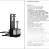 Crown Walkie Stacker WE WS 2000 Parts Catalog Service Manual