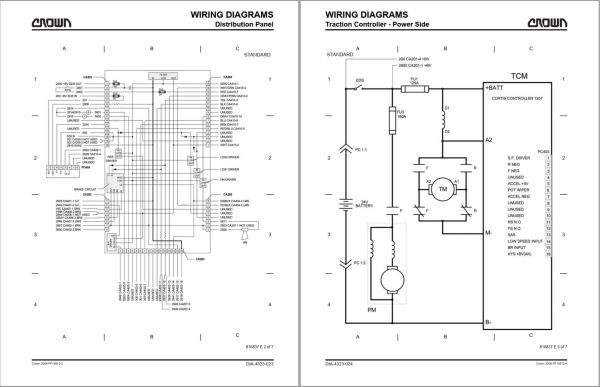 Crown Walkie Stacker WE WS 2300 Parts Catalog Service Manual 1