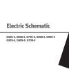 Daewoo Forklift D50S 5 to G70S 5 Electric Schematic SB4279E02