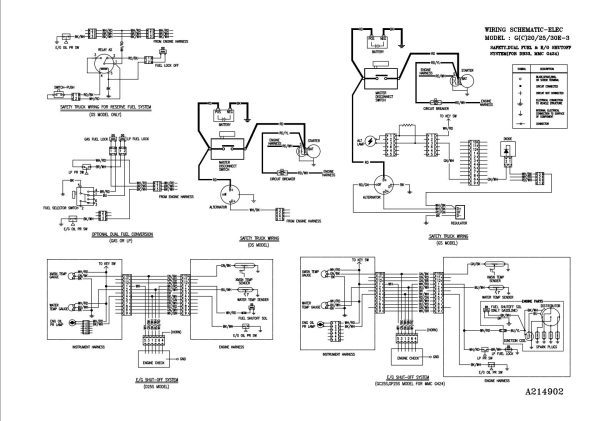 Daewoo Forklift G20E 3 to GC30E 3 Electric Schematic SB2216E00 1