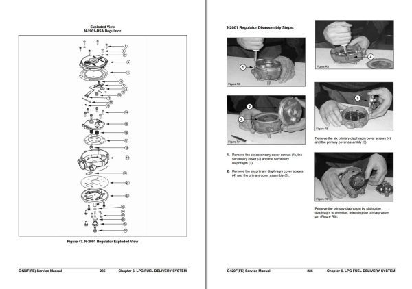 Daewoo LP Gasoline Dual Fuel Engine Service Manual SB4241E00 1