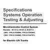 Daewoo MicroController Control System B13T 2 to B18T 2 Testing Adjusting SB2077E03