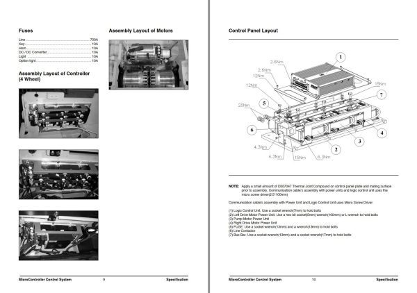 Daewoo MicroController Control System B15T 5 to B20X 5 Testing Adjusting SB4177E04 1