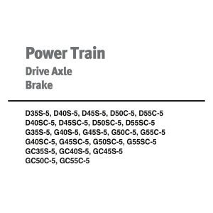 Daewoo Power Train D35S 5 to GC55C 5 Service Manual SB4265E00