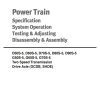 Daewoo Power Train D50S 5 to G70S 5 Service Manuals SB4274E00