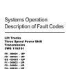 Daewoo Powershift Trans. 3WG 116 161 Fault Codes SB4121E00