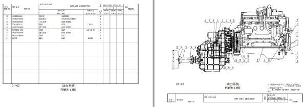 Dalian Forklift CPCD100 Parts Book EN CZ 2
