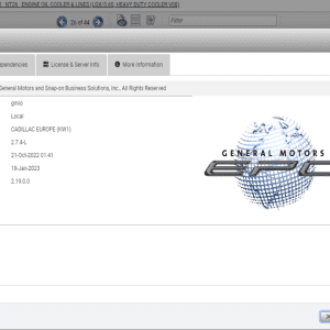 General GMIO Motors Asia Africa EPC 02.2023 Spare Parts Catalog 1