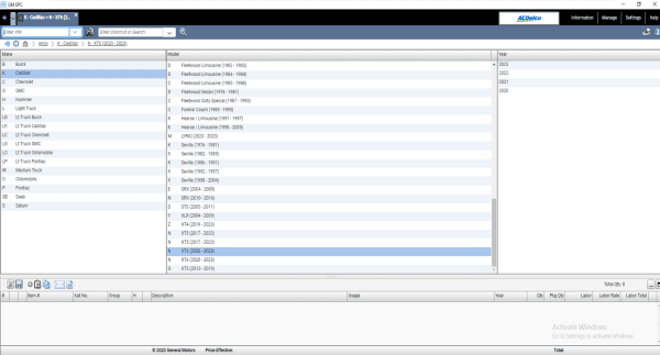 General GMIO Motors Asia Africa EPC 02.2023 Spare Parts Catalog 4