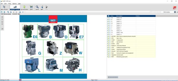 HATZ Diesel EPO Sys ElectrONIOC Parts Order System 0