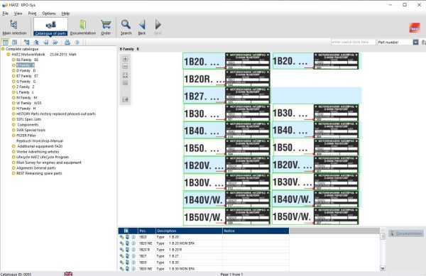 HATZ Diesel EPO Sys ElectrONIOC Parts Order System 4