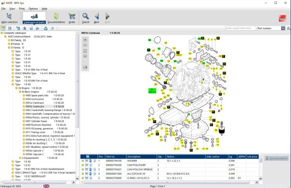 HATZ Diesel EPO Sys ElectrONIOC Parts Order System 6
