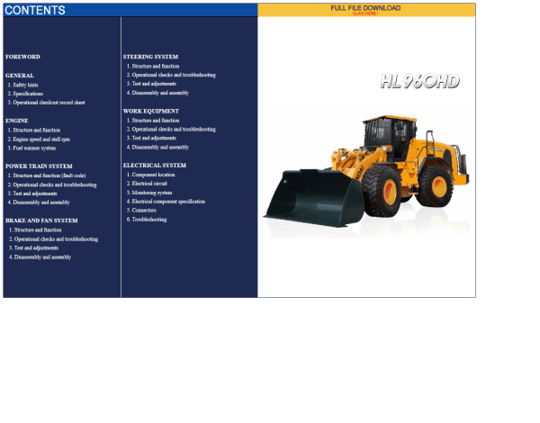 Hyundai CERES Heavy Equipment Service Manual Updated 03.2023 Offline DVD 5
