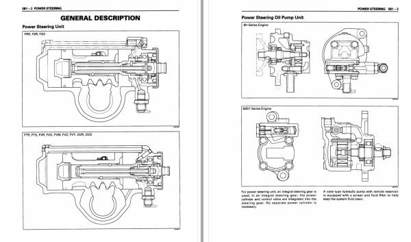 Isuzu Truck FG00 05 E Steering Suspention Tires Wheels Workshop Manual