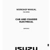 Isuzu Truck FG00 E Cab and Chassis Electrical Workshop Manual