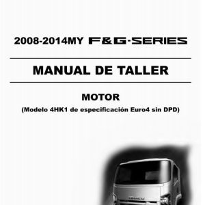 Isuzu Truck FG11 S Engine Workshop Manual ES