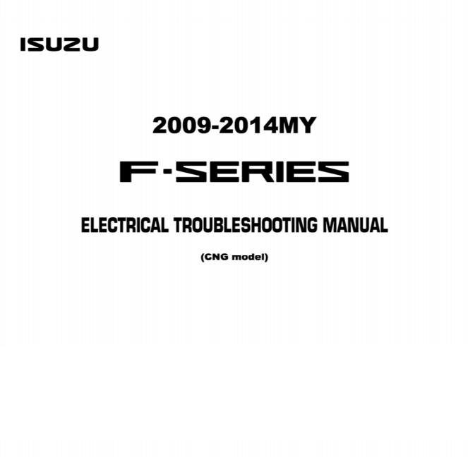 Isuzu Truck FG14 E Electrical Troubleshooting Manual