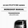 Isuzu Truck FX FY GX13 E Transmission Workshop Manual