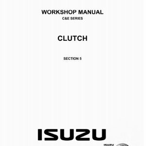 Isuzu Truck HDT06 E Clutch Workshop Manual