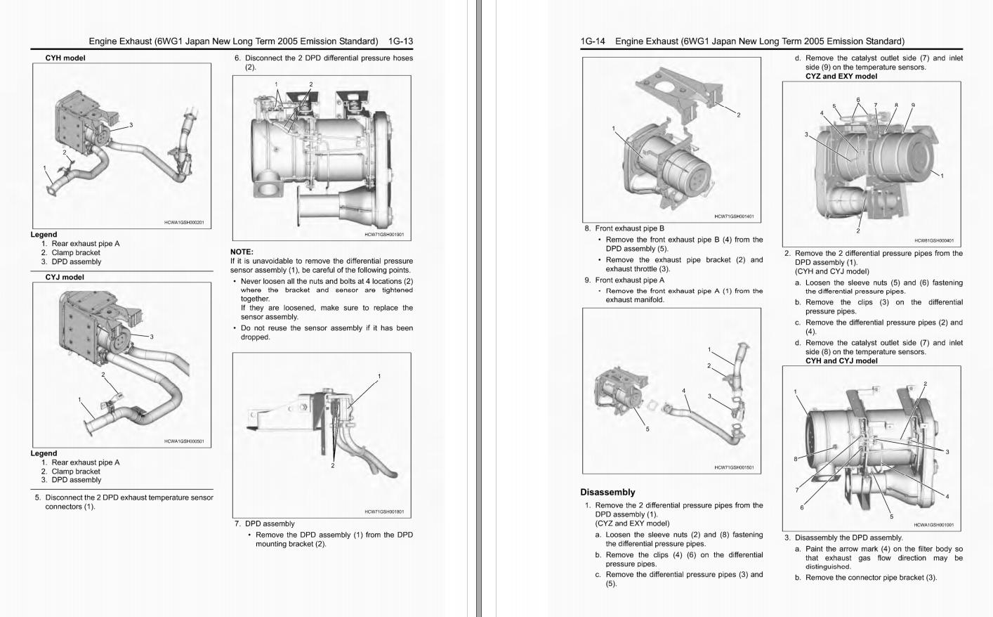 Isuzu Truck HDT10E Engine and Engine Control System Manual